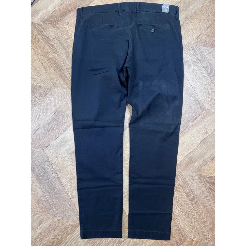 J.Crew 484 Slim Fit Stretch Chino Pants Mens 36x32 Navy Blue Trousers